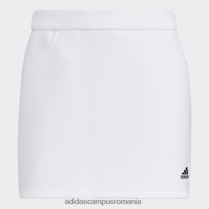 adidas campus romania fustă albă cu 3 bare femei alb J266N23029