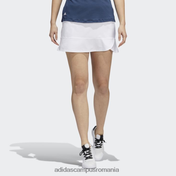 adidas campus romania fustă albă cu volan femei alb J266N217111