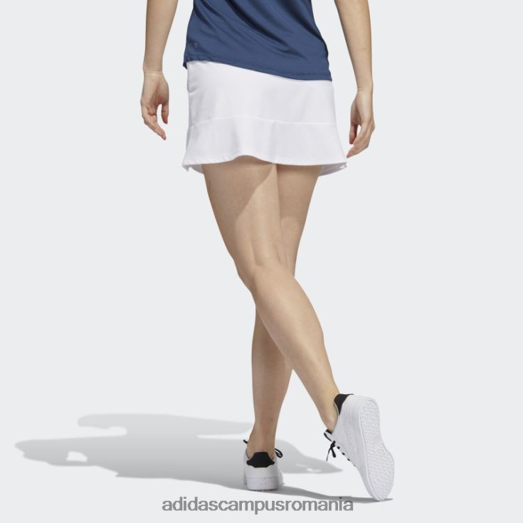 adidas campus romania fustă albă cu volan femei alb J266N217111