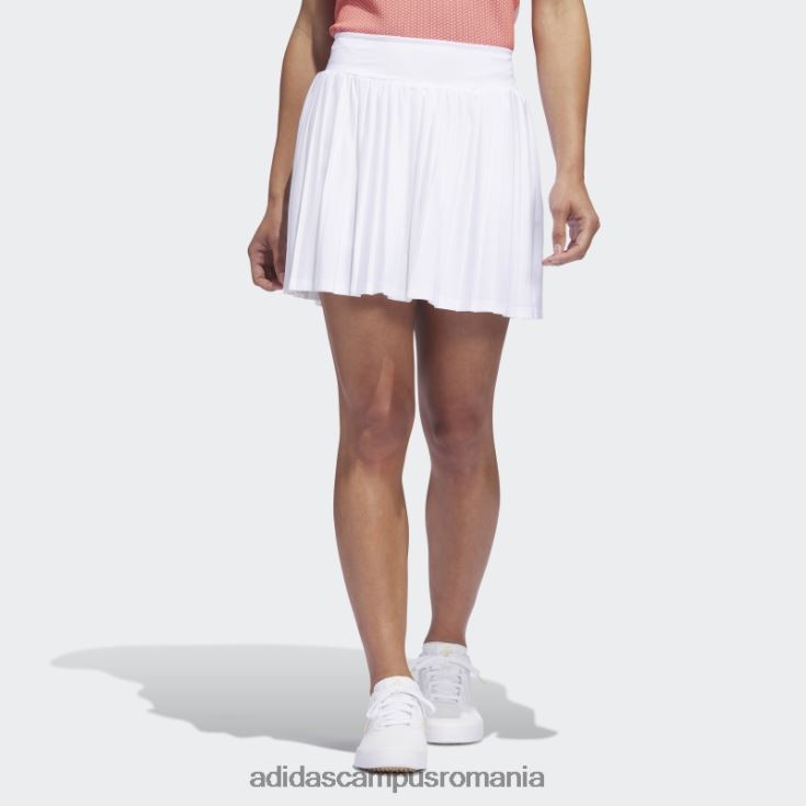 adidas campus romania fustă de golf cu pliuri de 15 inch ultimate365 tour femei alb J266N29460