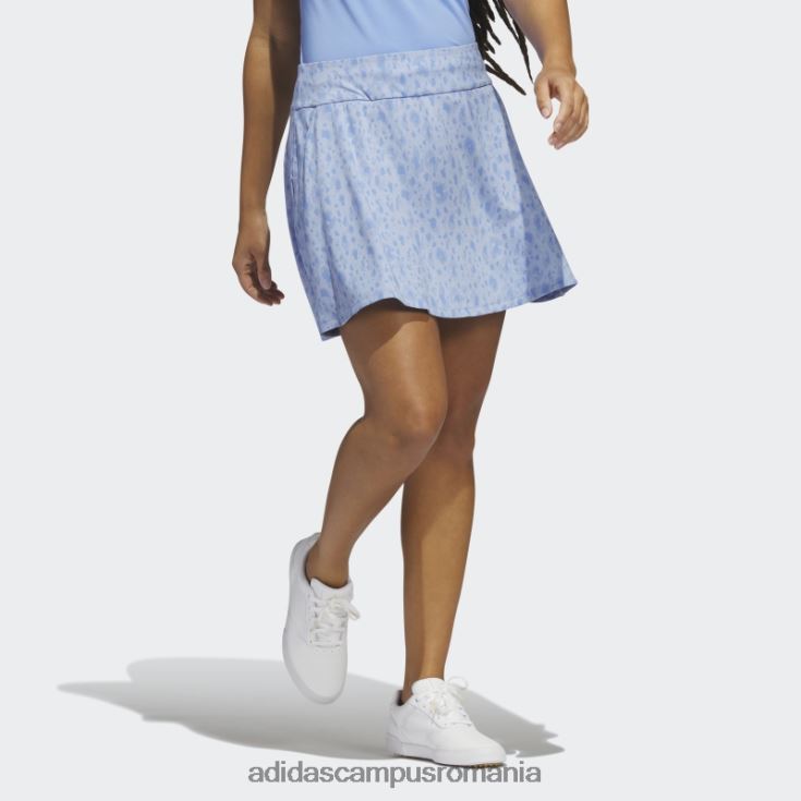 adidas campus romania fustă de golf de 16 inci cu imprimeu albastru femei albastru J266N29953