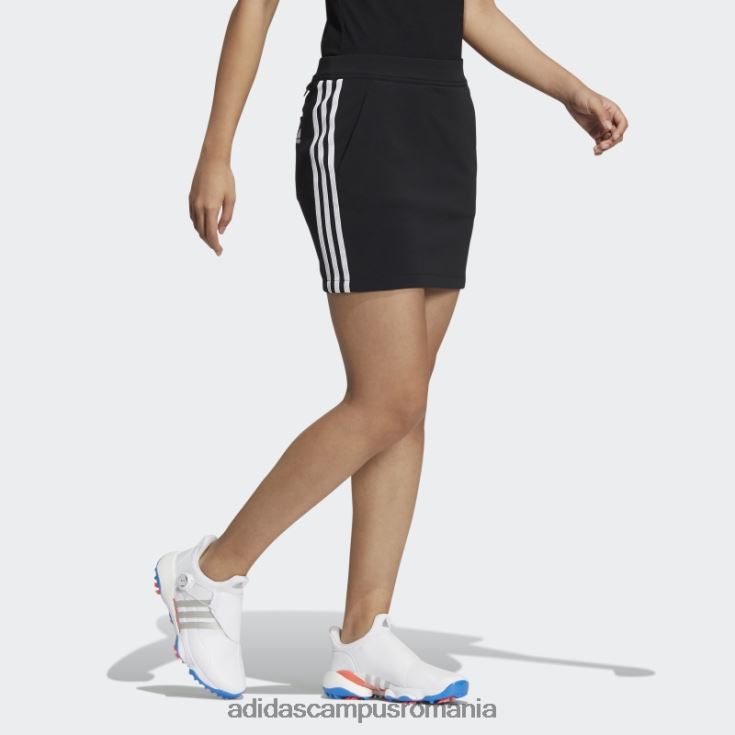 adidas campus romania fusta neagra cu 3 dungi femei negru J266N23017