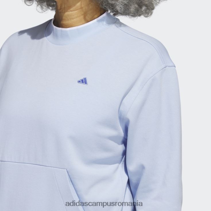 adidas campus romania hanorac pentru golf, albastru zori femei zori albastre J266N23758
