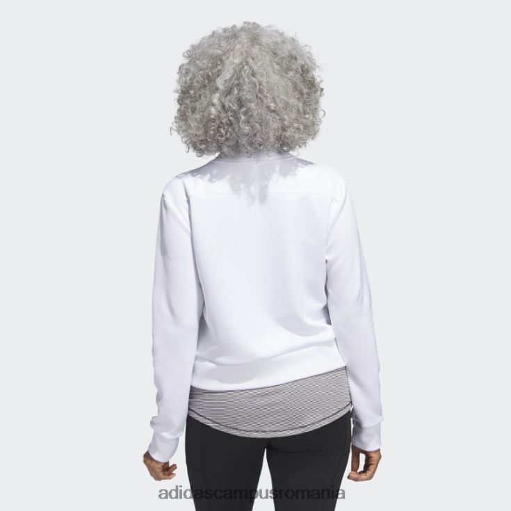 adidas campus romania jachetă bomber de golf din tricot alb la modă femei alb J266N29988