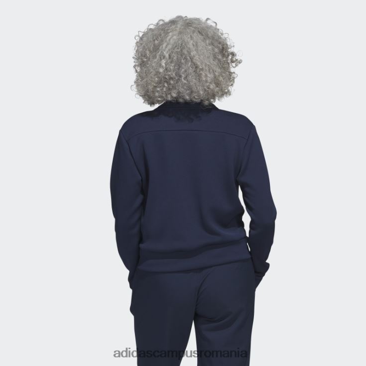 adidas campus romania jachetă bomber de golf din tricot bleumarin femei marina J266N29952