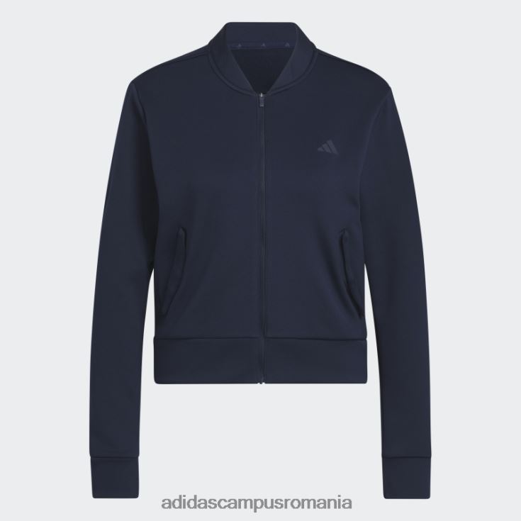 adidas campus romania jachetă bomber de golf din tricot bleumarin femei marina J266N29952