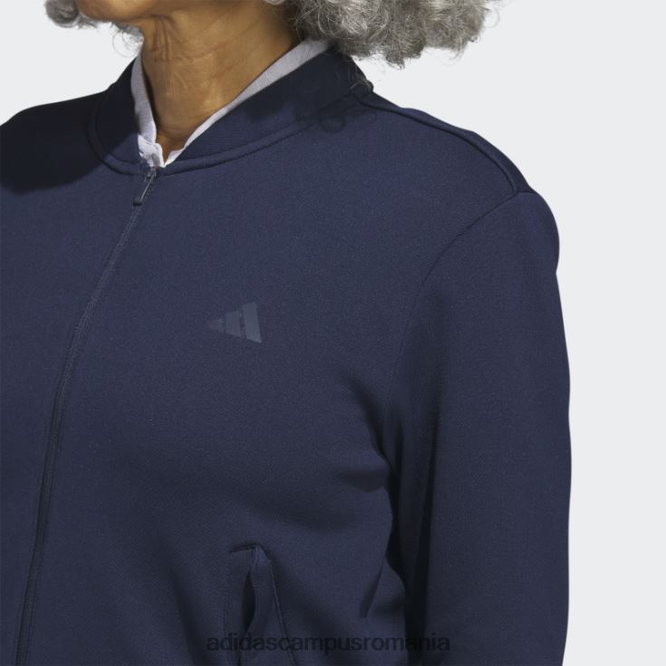 adidas campus romania jachetă bomber de golf din tricot bleumarin femei marina J266N29952