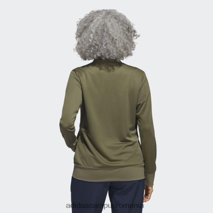 adidas campus romania jachetă cu fermoar texturizat adidas olive femei măsline J266N29426
