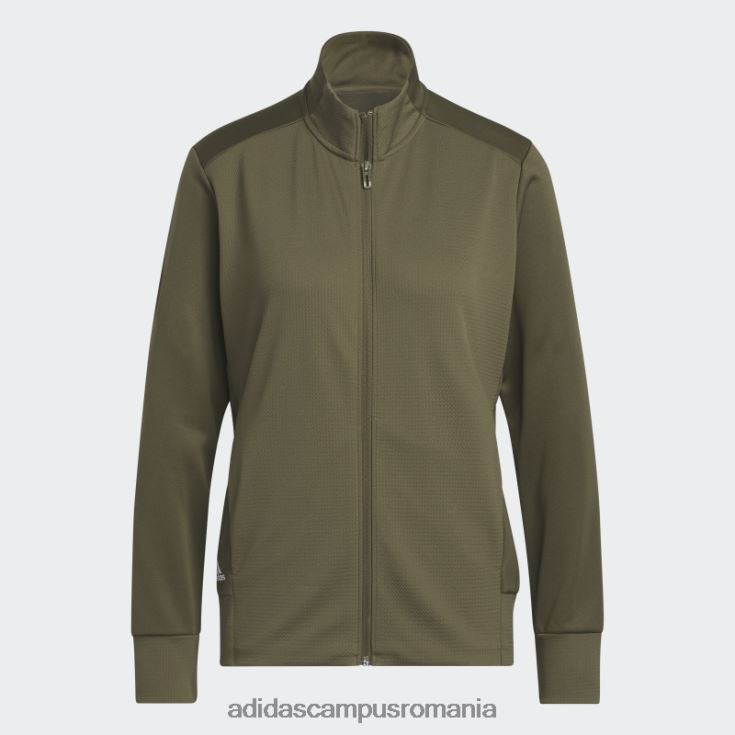 adidas campus romania jachetă cu fermoar texturizat adidas olive femei măsline J266N29426