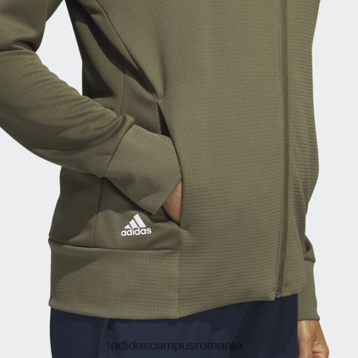 adidas campus romania jachetă cu fermoar texturizat adidas olive femei măsline J266N29426