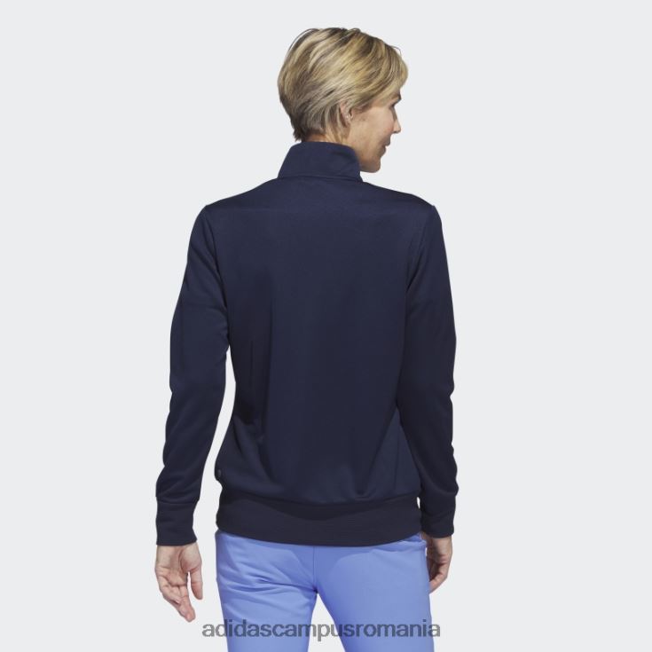 adidas campus romania jachetă texturată cu fermoar bleumarin femei marina J266N210081