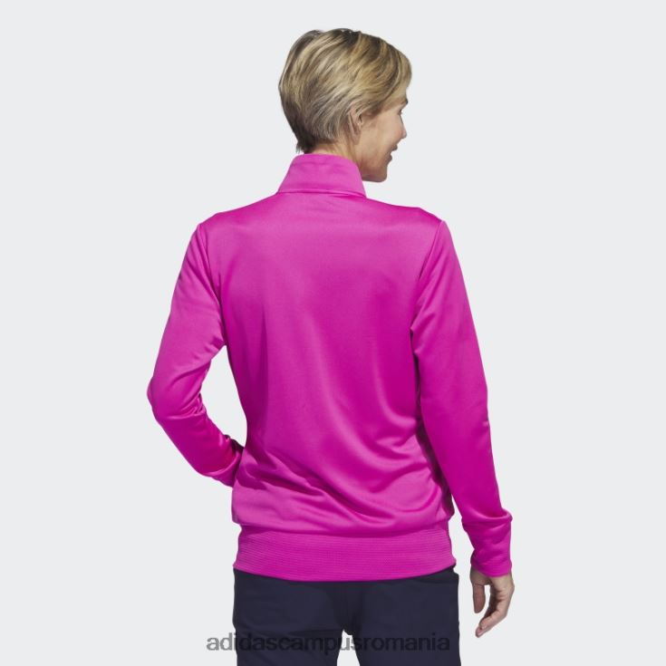 adidas campus romania jachetă texturată cu fermoar complet fucsia adidas femei fucsie J266N29240