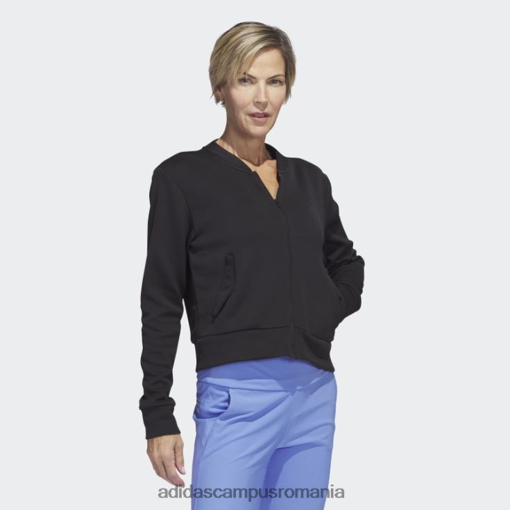 adidas campus romania jacheta bomber de golf neagra adidas femei negru J266N29966