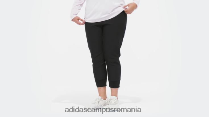 adidas campus romania pantaloni de jogger esentiali (plus marime) negri femei negru J266N216916