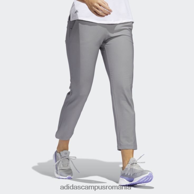 adidas campus romania pantaloni eleganti cu glezne, gri femei gri J266N210118