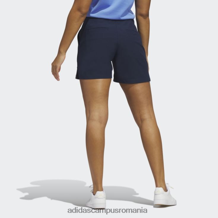 adidas campus romania pantaloni scurți de golf cu tragere de 5 inci, blumarin, la modă femei marina J266N29743
