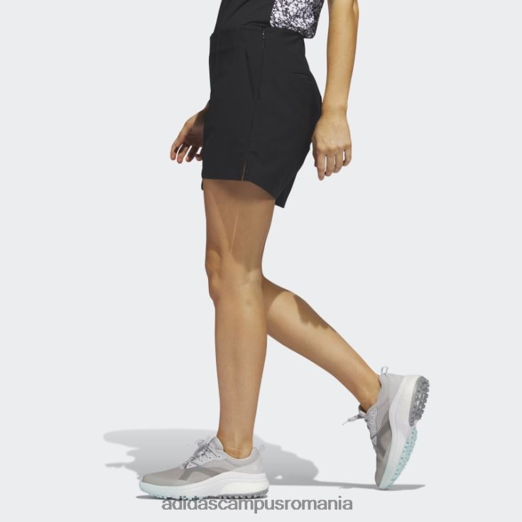 adidas campus romania pantaloni scurți de golf pintuck de 5 inci, negru adidas femei negru J266N210146