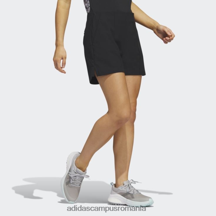 adidas campus romania pantaloni scurți de golf pintuck de 5 inci, negru adidas femei negru J266N210146