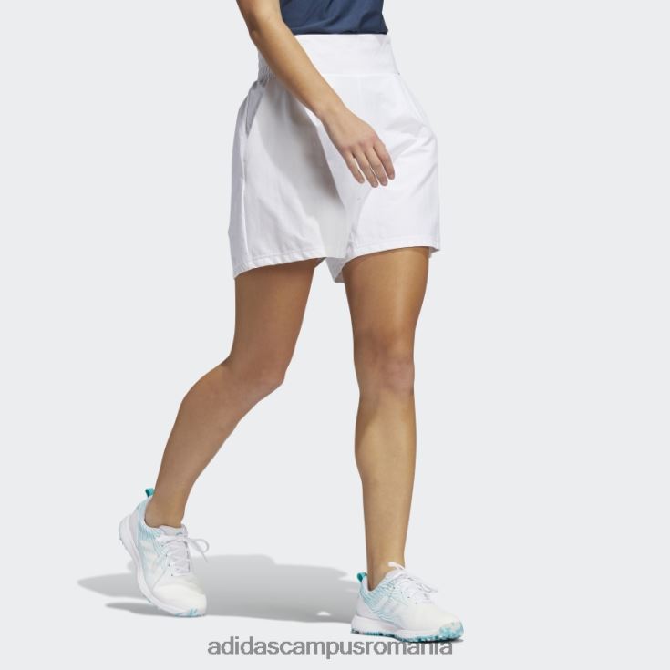adidas campus romania pantaloni scurți plisați albi femei alb J266N23151