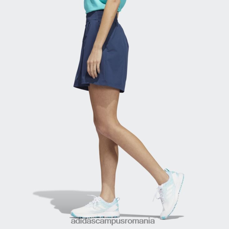 adidas campus romania pantaloni scurți plisați, bleumarin, adidas femei marina J266N22949