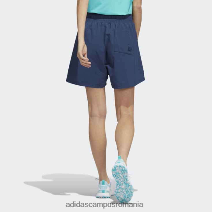 adidas campus romania pantaloni scurți plisați, bleumarin, adidas femei marina J266N22949