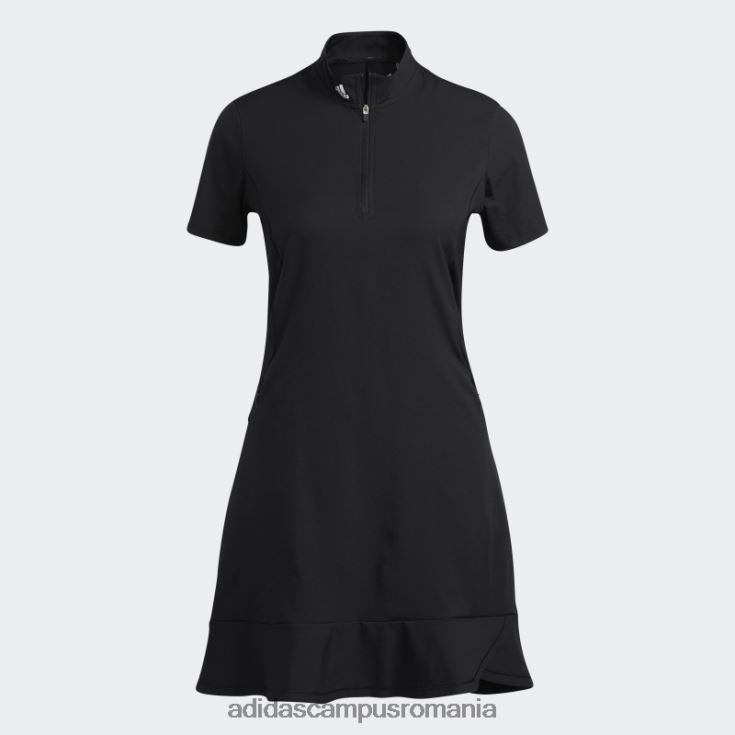 adidas campus romania rochie cu volan negru femei negru J266N210028