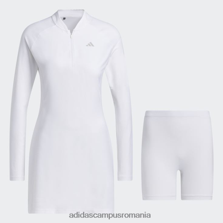 adidas campus romania rochie de golf albă cu mânecă lungă adidas femei alb J266N29969