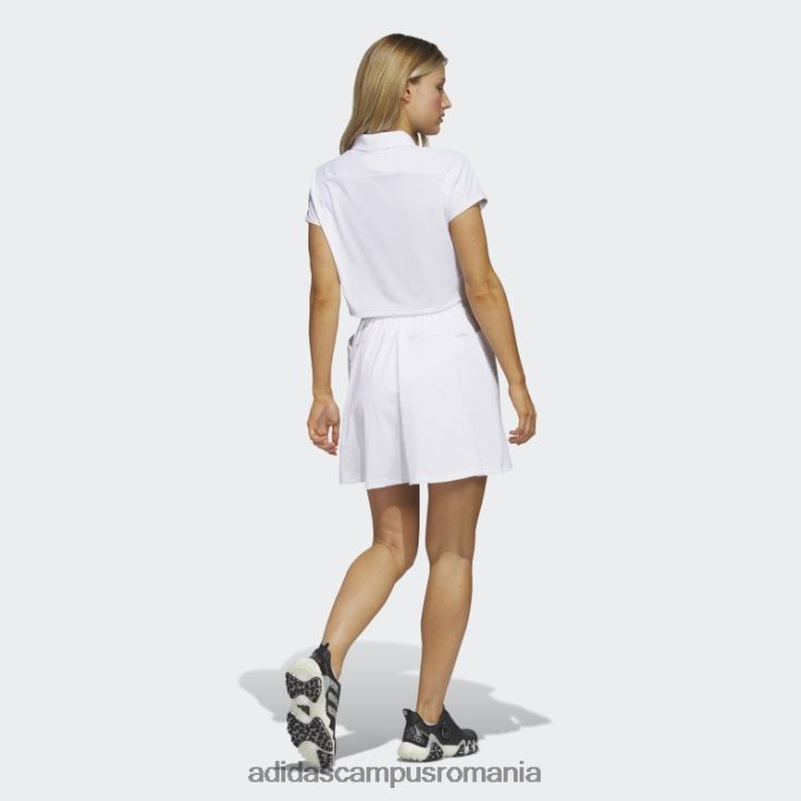 adidas campus romania rochie de golf albă femei alb J266N210064