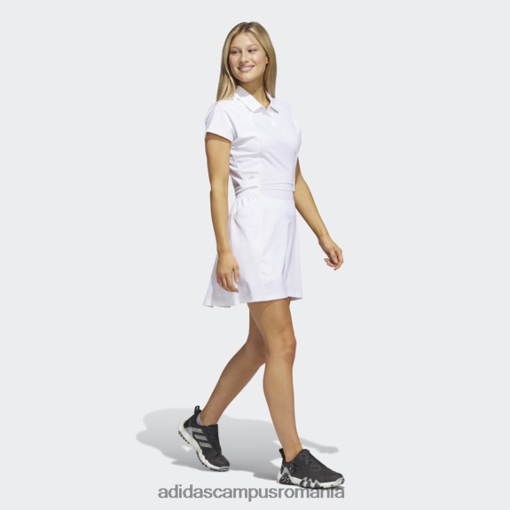 adidas campus romania rochie de golf albă femei alb J266N210064