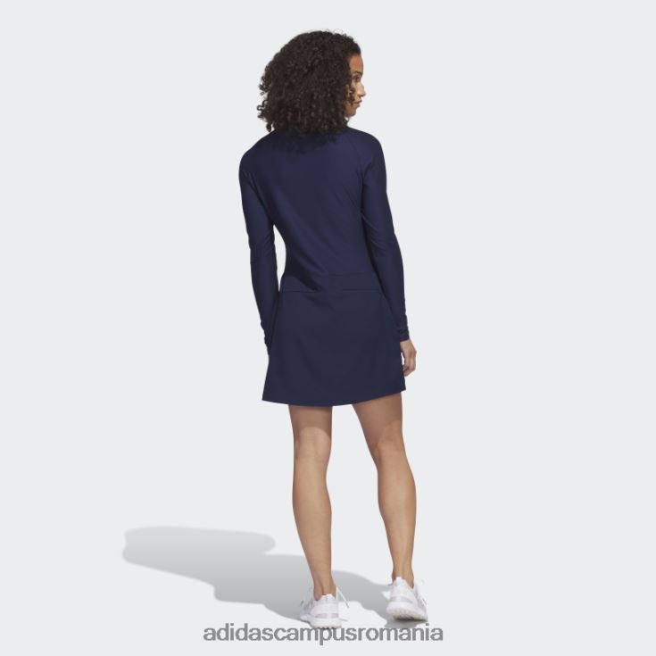 adidas campus romania rochie de golf cu mânecă lungă bleumarin la modă femei marina J266N29567