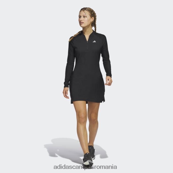 adidas campus romania rochie de golf cu maneca lunga neagra femei negru J266N29770