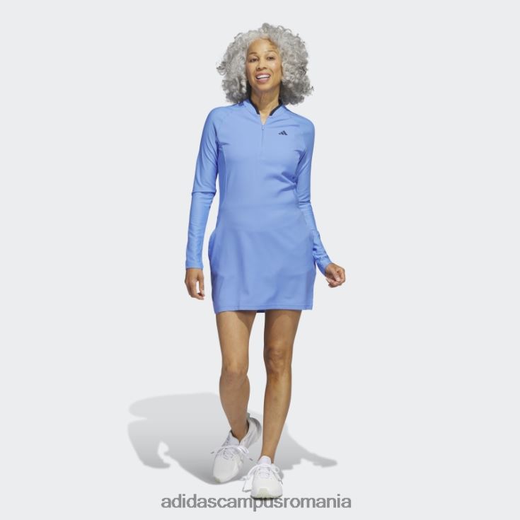 adidas campus romania rochie golf cu maneca lunga albastra femei albastru J266N29968