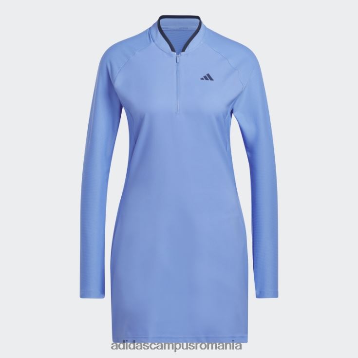 adidas campus romania rochie golf cu maneca lunga albastra femei albastru J266N29968