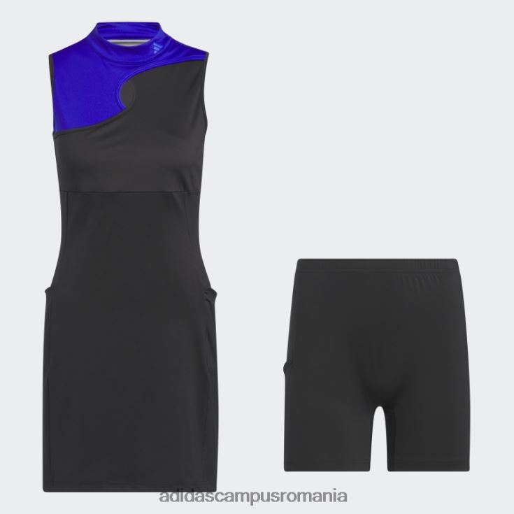 adidas campus romania rochie neagră de golf colorblocked ultimate365 tour femei negru J266N210127