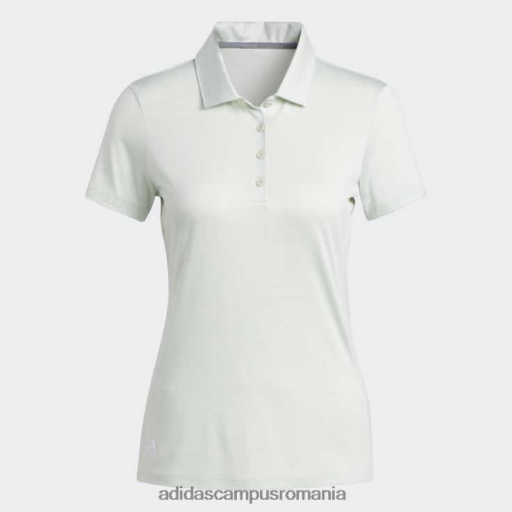 adidas campus romania tricou polo adidas cu mânecă scurtă vopsit în spațiu verde femei verde/alb J266N23045