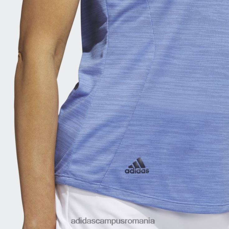 adidas campus romania tricou polo albastru cu mânecă scurtă vopsit în spațiu femei albastru/marinier J266N210036