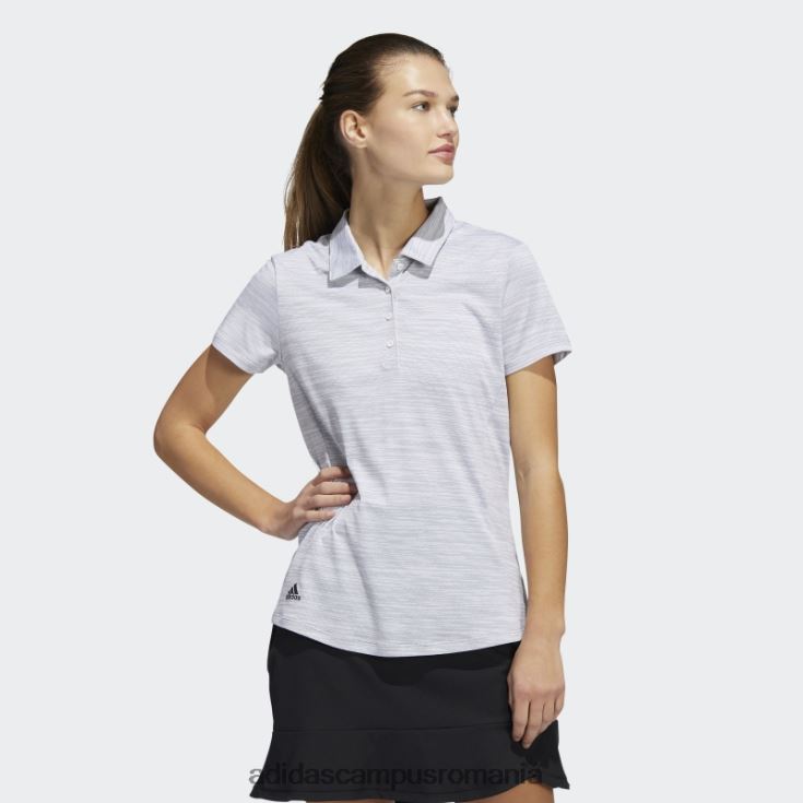 adidas campus romania tricou polo cu mânecă scurtă vopsit în spațiu alb femei alb negru J266N29584