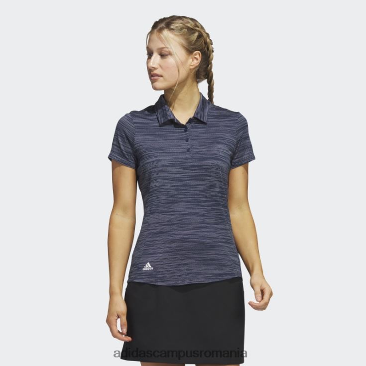 adidas campus romania tricou polo cu mânecă scurtă vopsit în spațiu bleumarin femei bleumarin/alb J266N210006