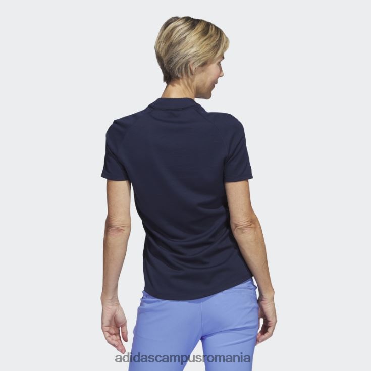 adidas campus romania tricou polo de golf cu textura bleumarin femei marina J266N217062