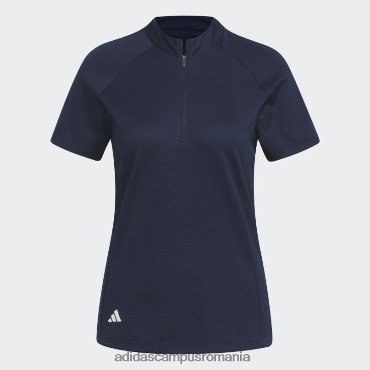 adidas campus romania tricou polo de golf cu textura bleumarin femei marina J266N217062