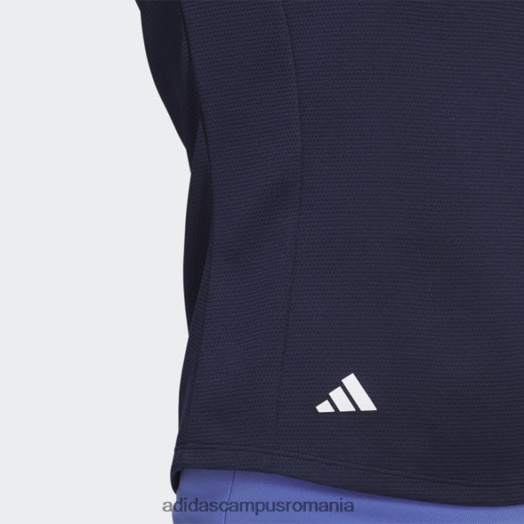 adidas campus romania tricou polo de golf cu textura bleumarin femei marina J266N217062