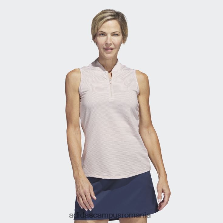 adidas campus romania tricou polo de golf fără mâneci taupe în două culori femei taupe J266N210181