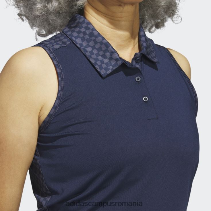 adidas campus romania tricou polo de golf fără mâneci ultimate365 bleumarin adidas femei marina J266N29669