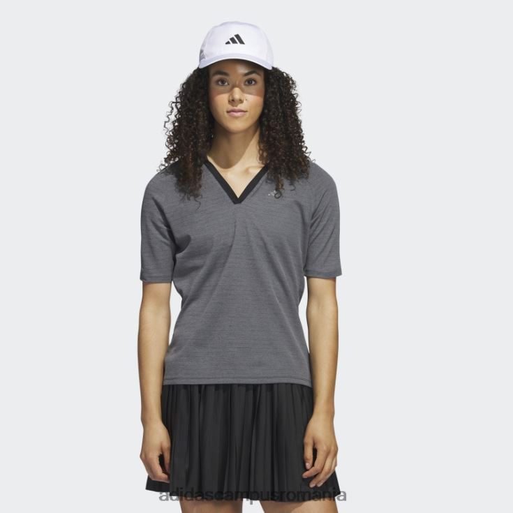 adidas campus romania tricou polo de golf negru cu jumătate de mânecă ultimate365 tour neprezentare femei negru J266N217002