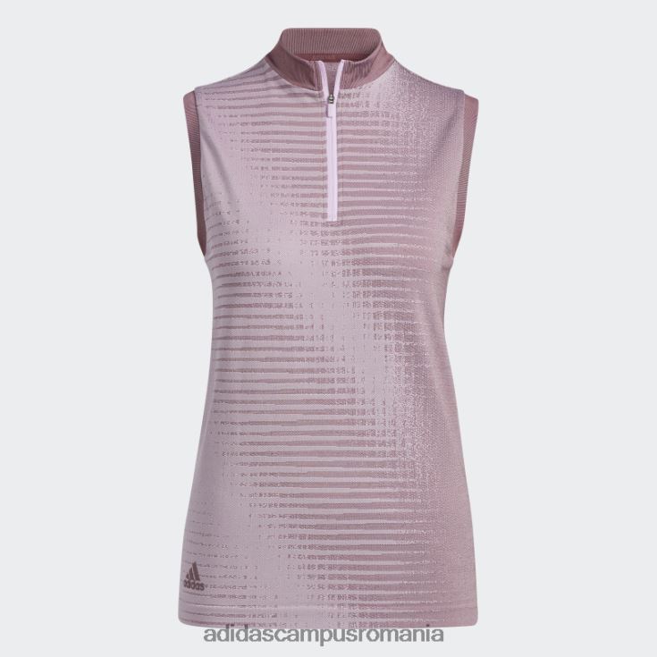 adidas campus romania tricou polo fără mâneci primeknit la modă visiniu femei Burgundia J266N23062