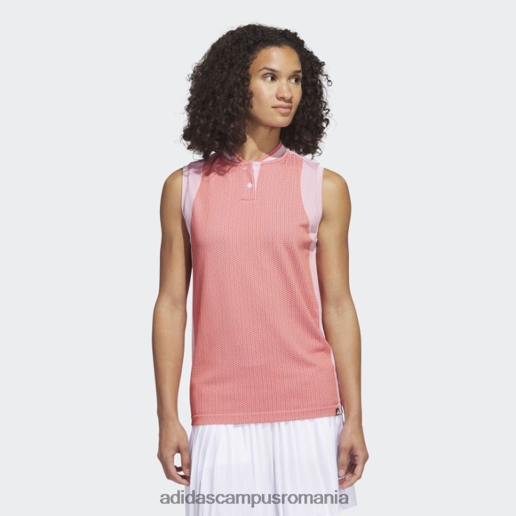 adidas campus romania tricou polo fără mâneci ultimate365 tour, roșu femei roșu J266N217131