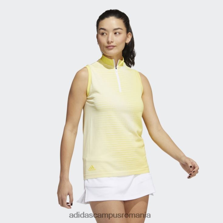 adidas campus romania tricou polo galben primeknit fără mâneci adidas femei galben J266N23063