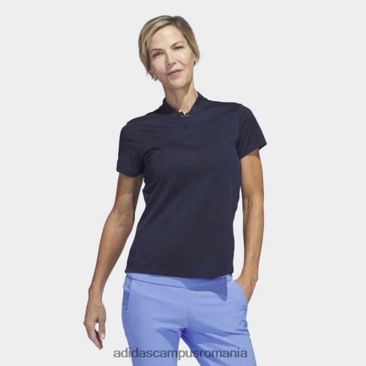adidas campus romania tricou polo golf jacquard bleumarin femei marina J266N29932