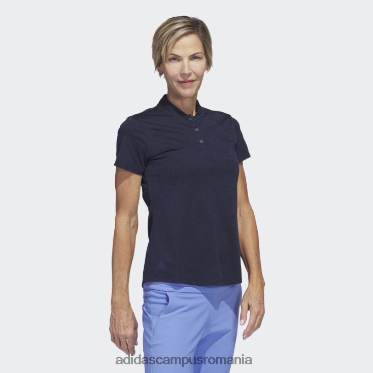 adidas campus romania tricou polo golf jacquard bleumarin femei marina J266N29932