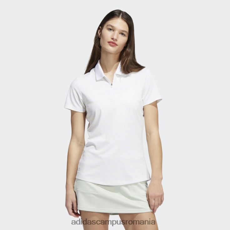 adidas campus romania tricou polo noutate alb femei alb/verde J266N23217